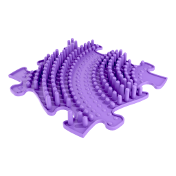 Orthopuzzle - Sensorik Matte Tornado mit harter Oberfläche in Violett
